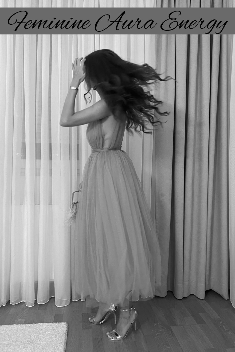 feminine woman with aura energy